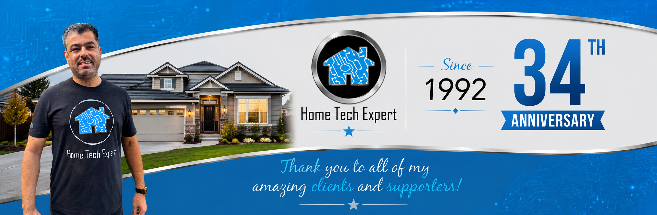 Wil Vitela Home Tech Expert 34 yr anniversary web banner