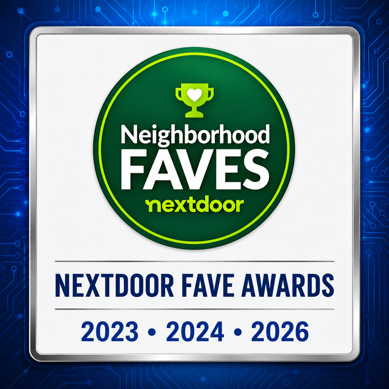 Nextdoor Fave Awards 2023–2026 Nextdoor Fave Awards 2023–2026