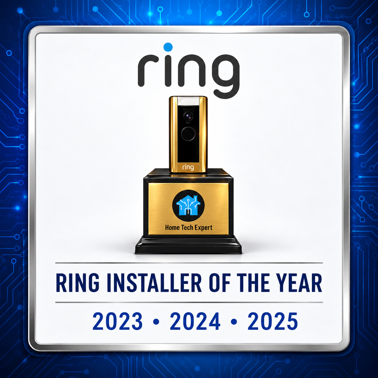 Ring Installer of the Year Award Ring Installer of the Year Award